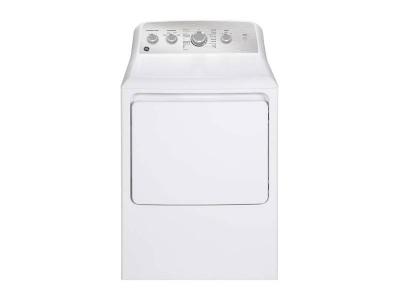 27" GE 7.2 Cu. Ft. Top Load Electric Dryer with SaniFresh Cycle in White - GTD45EBMRWS