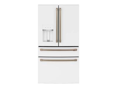 36" Café 27.8 Cu. Ft. Smart 4-Door French-Door Refrigerator - CVE28DP4NW2