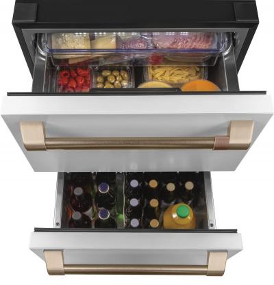 24" Café 5.7 Cu. Ft. Built-In Dual-Drawer Refrigerator - CDE06RP4NW2