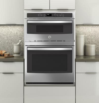 30" GE 6.7 Cu. Ft. Built-in Combination Microwave/ Wall Oven in Stainless Steel - JT3800SHSS