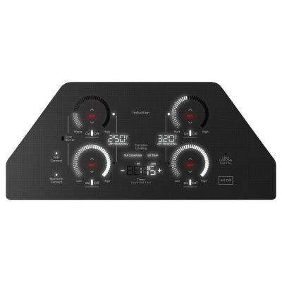 30" Café Built-in Touch Control Induction Cooktop in Black - CHP90301TBB