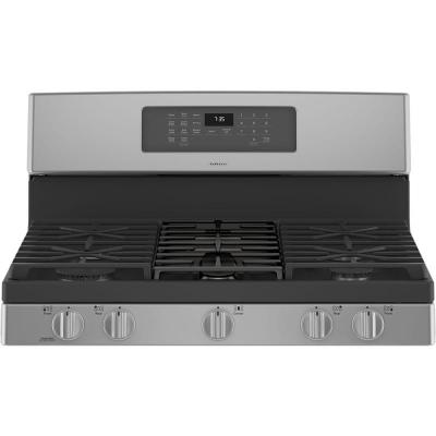 30" GE Adora Freestanding Self-Clean Gas Range with Convection in Stainless Steel - JCGB745SPSS