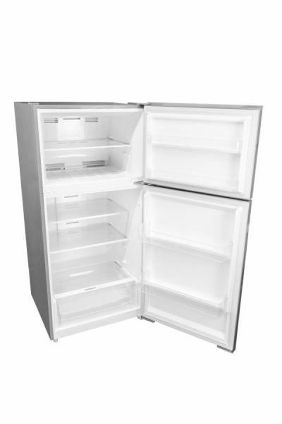 28" Danby 14.2 Cu. Ft. Apartment Size Fridge Top Mount in Stainless Steel - DFF142E1SSDB