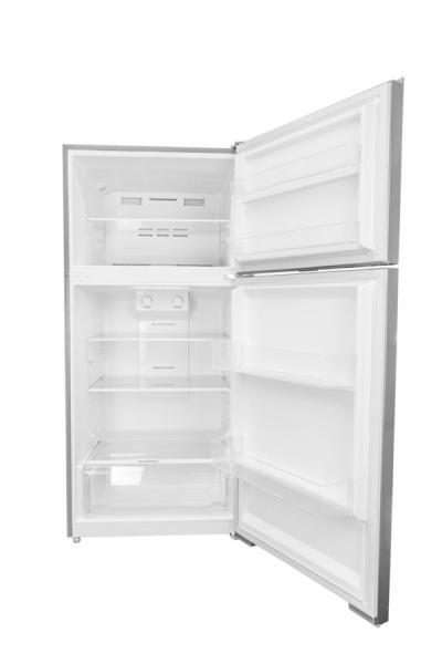 28" Danby 14.2 Cu. Ft. Apartment Size Fridge Top Mount in Stainless Steel - DFF142E1SSDB
