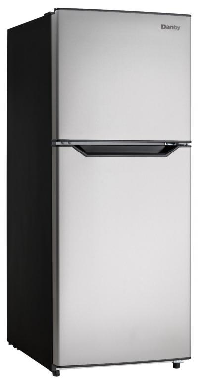 23" Danby 11.6 Cu. Ft. Apartment Size  Top Mount Fridge in Stainless Steel - DFF116B2SSDBL