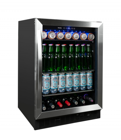 24" Danby 5.7 Cu. Ft. Built-in Beverage Center in Stainless Steel - DBC057A1BSS