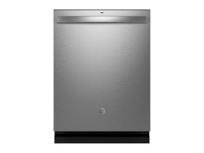 24" GE Top Control Interior Dishwasher with Sanitize Cycle in Fingerprint Resistant Stainless Steel - GDT650SYVFS