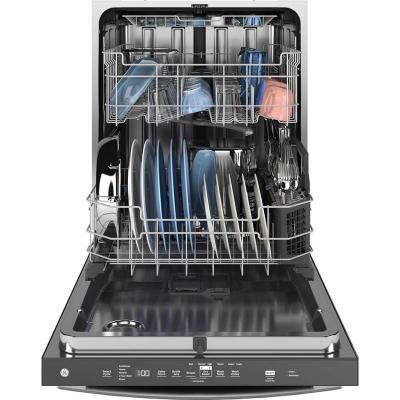 24" GE Top Control Interior Dishwasher with Sanitize Cycle - GDT650SYVFS