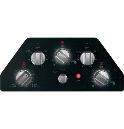 36" GE Cafe Built-In Knob Control Electric Cooktop - CEP70362MS1