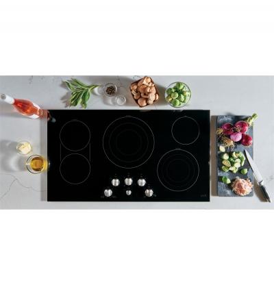 36" Café Built-In Knob Control Electric Cooktop - CEP70362MS1