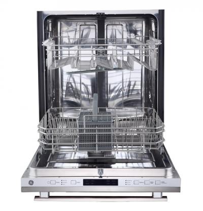 24" GE Built-In Stainless Steel Dishwasher with Hidden Controls - GBT632SSMSS