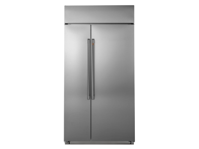 42" Café 25 Cu. Ft. Built-In Side-by-Side Refrigerator in Stainless Steel - CSB42WP2NS1