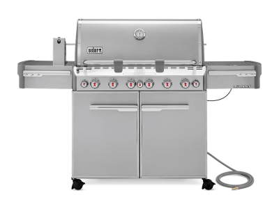 74" Weber NaturalGas Grill in Stainless Steel - Summit S-670 NG