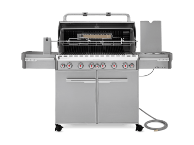 74" Weber NaturalGas Grill in Stainless Steel - Summit S-670 NG