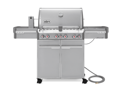 66" Weber Summit Series 4 Burner Natural Gas Grill With Side Burner - Summit S-470 NG
