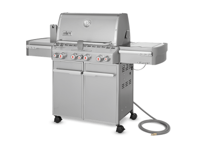 66" Weber Summit Series 4 Burner Natural Gas Grill With Side Burner - Summit S-470 NG