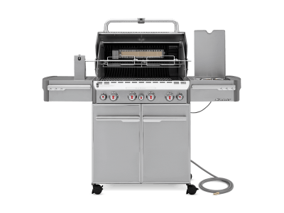 66" Weber Summit Series 4 Burner Natural Gas Grill With Side Burner - Summit S-470 NG