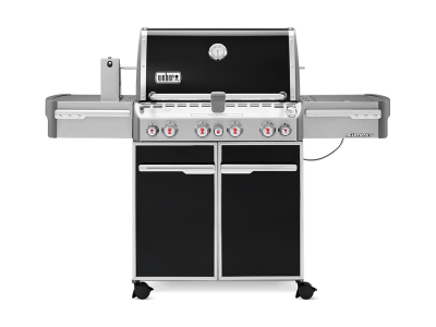 66" Weber Summit Series 4 Burner Liquid Propane Gas Grill With Side Burner In Black - Summit E-470 LP