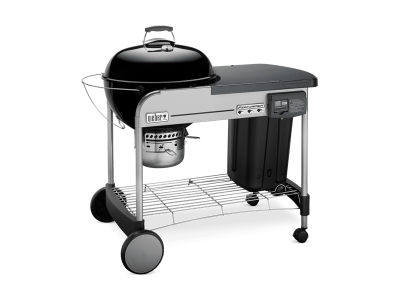 48" Weber Charcoal Grill with Steel Cart in Black - Performer Deluxe (B)