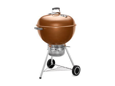 23" Weber Charcoal Grill with Built-In Thermometer in Copper - Original Kettle Premium (C)
