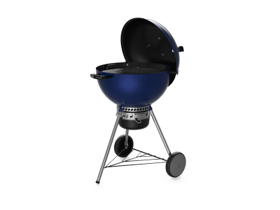 24" Weber Charcoal Grill with Built-In Thermometer In Deep Ocean Blue - Master-Touch (OB)