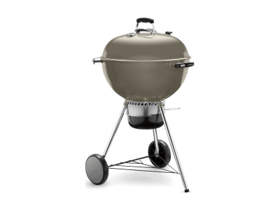 24" Weber Charcoal with Built-In Thermometer in Smoke  - Master-Touch (Sm)