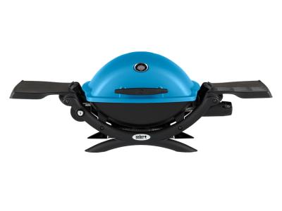 41" Weber Q Series 1 Burner Liquid Propane Gas Grill In Blue - Q1200 (Bl)