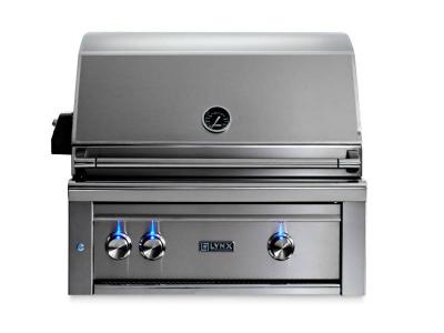 30" Lynx Professional Built-in Grill With All Trident Infrared Burners And Rotisserie - L30ATR-LP