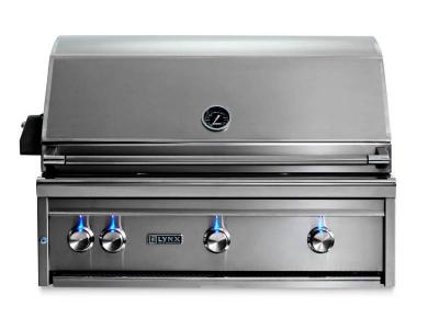 36" Lynx Professional Built In Grill With 1 Trident Infrared Burner And 2 Ceramic Burners And Rotisserie - L36TR-NG