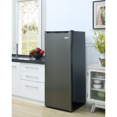 22" Marathon 8.5 Cu. Ft. Capacity Mid-sized All Refrigerator In Black Steel - MAR86BLS-1
