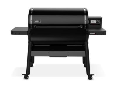 56" Weber SmokeFire Sear and ELX6 Wood Fired Pellet Grill in Black - 23722001