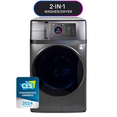 28" GE Profile 5.5 cu. ft. Capacity Smart Front Load Washer/Dryer Combo - PFQ97HSPVDS