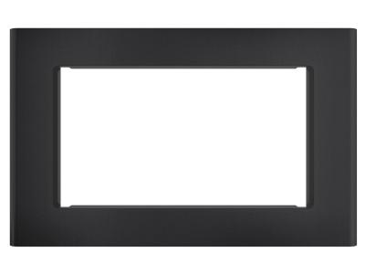 Ge Cafe Optional Microwave Built-In Trim Kit In Matte Black - CX153P3MDS