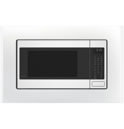 Ge Cafe Optional Microwave Built-In Trim Kit In Matte White - CX152P4MWM