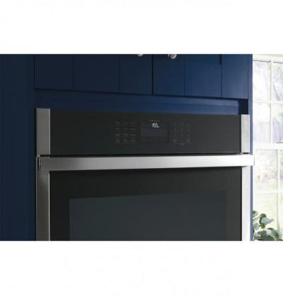 27" GE Smart Built-In Convection Single Wall Oven with No Preheat Air Fry - JKS5000DVBB
