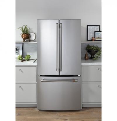 33" GE Cafe Counter Depth French Door Refrigerator - CWE19SP2NS1