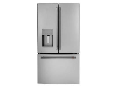36" GE Cafe Smart Freestanding French Door Refrigerator - CFE26KP2NS1
