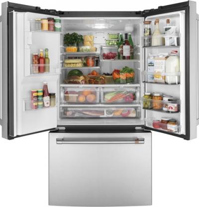 36" GE Cafe Smart Freestanding French Door Refrigerator - CFE26KP2NS1