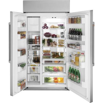 48" GE Café Built In Side by Side Refrigerator in Stainless Steel - CSB48WP2NS1