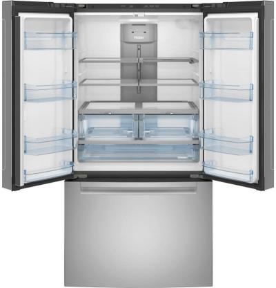 36" Haier 27.0 Cu. Ft. Fingerprint Resistant French-Door Refrigerator - QNE27JYMFS