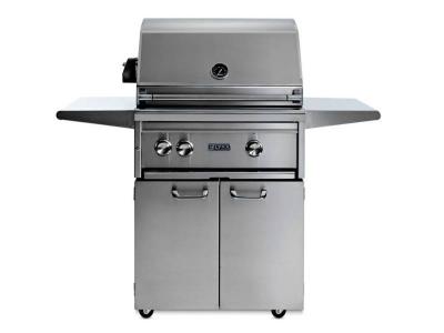 27" Lynx Professional Freestanding Grill With 1 Trident Infrared Burner And 1 Ceramic Burner And Rotisserie - L27TRF