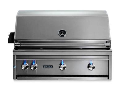 36" Lynx Professional Built In Grill With All Ceramic Burners And Rotisserie - L36R-3