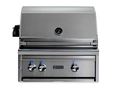 27" Lynx Professional Built In Grill With 1 Trident Infrared Burner And 1 Ceramic Burner And Rotisserie - L27TR