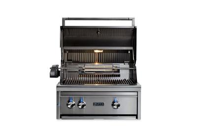 27" Lynx  Professional Built In Grill With 1 Trident Infrared Burner And 1 Ceramic Burner And Rotisserie - L27TR-NG