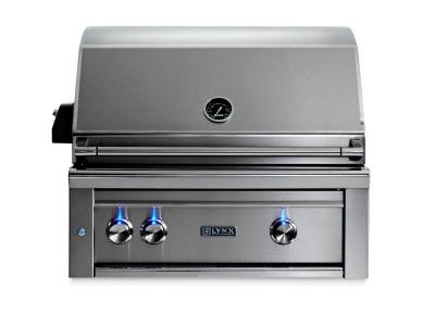 30" Lynx Professional Built In Grill With 1 Trident Infrared Burner And 1 Ceramic Burner And Rotisserie - L30TR-NG