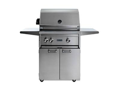 27" Lynx Professional Freestanding Grill With 1 Trident Infrared Burner And 1 Ceramic Burner And Rotisserie - L27TRF-LP