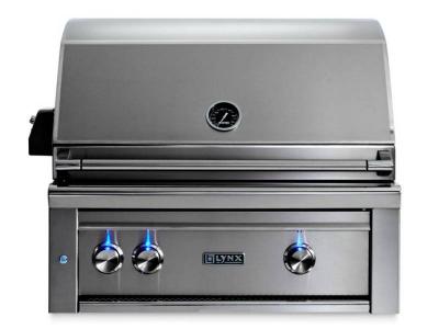 30" Lynx Professional Built In Grill With 1 Trident Infrared Burner And 1 Ceramic Burner - L30TR-LP