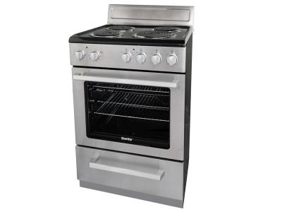 24" Danby 2.5 Cu. Ft. Free Standing Electric Range In Stainless Steel - DERM240BSSC