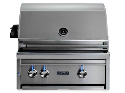 27" Lynx Professional Built In Grill With All Ceramic Burners And Rotisserie - L27R-3-LP