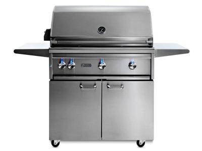 36" Lynx Professional Freestanding Grill With All Trident Burners And Rotisserie - LF36ATRF-NG